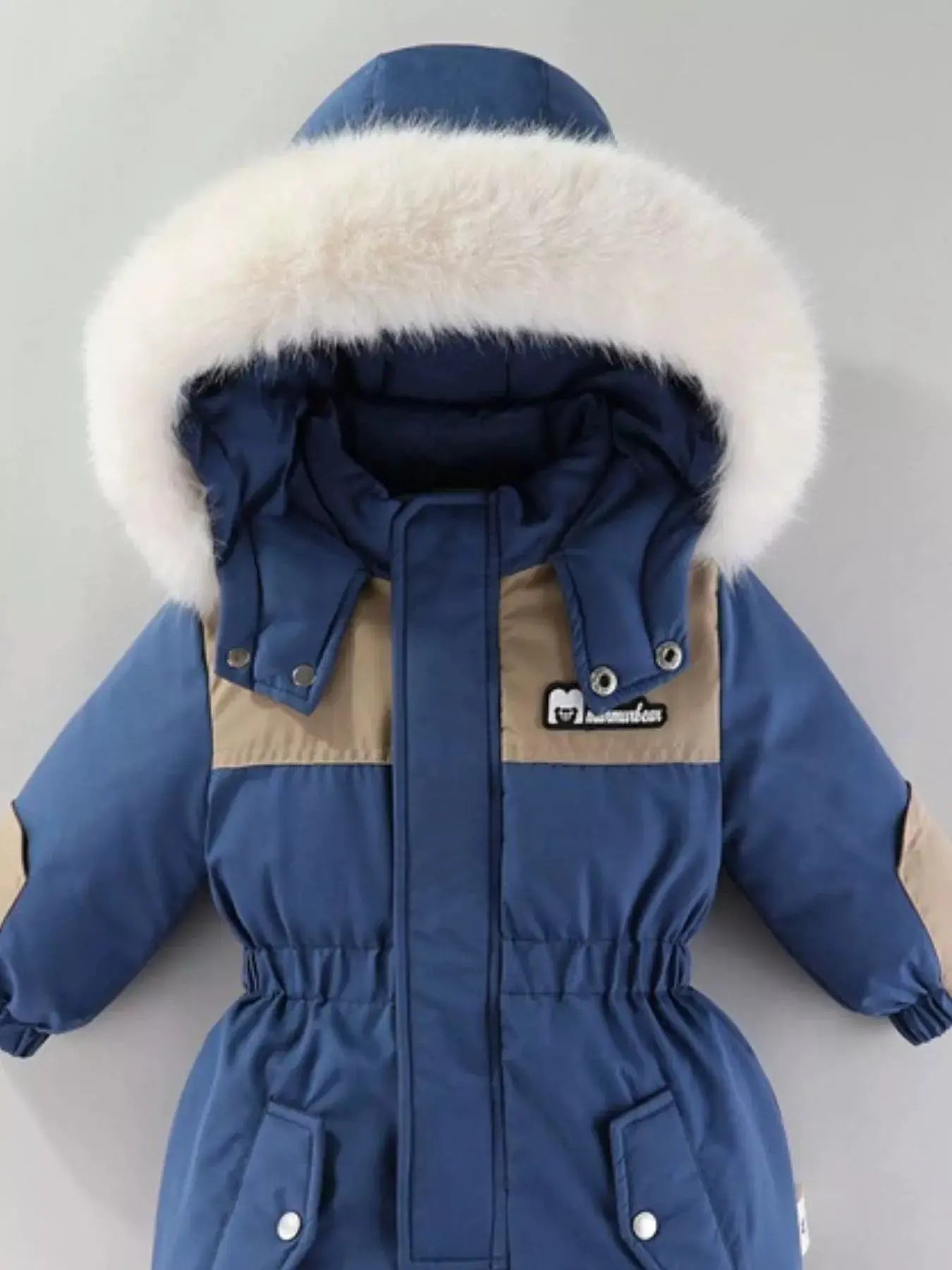 Children's Faux Fur Hood One-Piece Simply Love