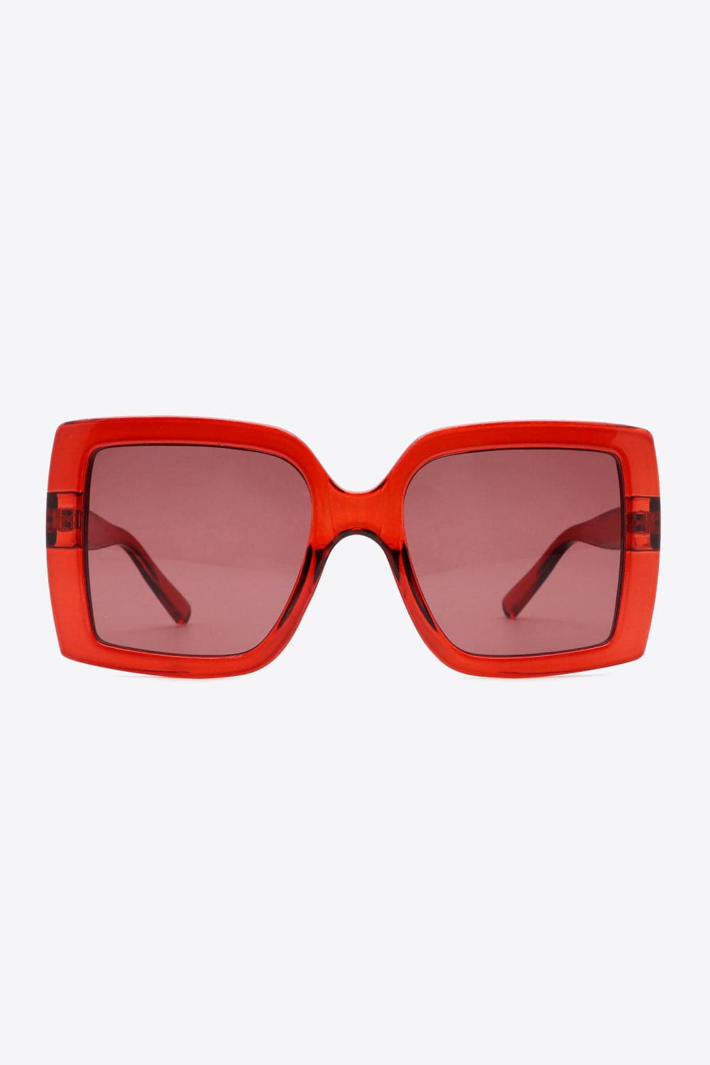 Acetate Lens Square Sunglasses.