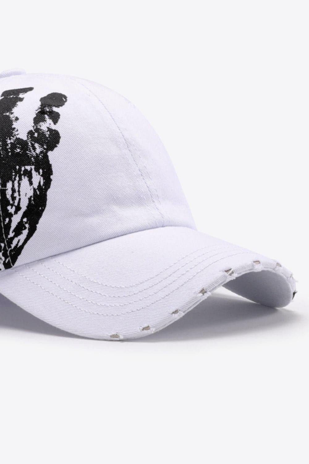 VIBRA Graphic Distressed Adjustable Baseball Cap.