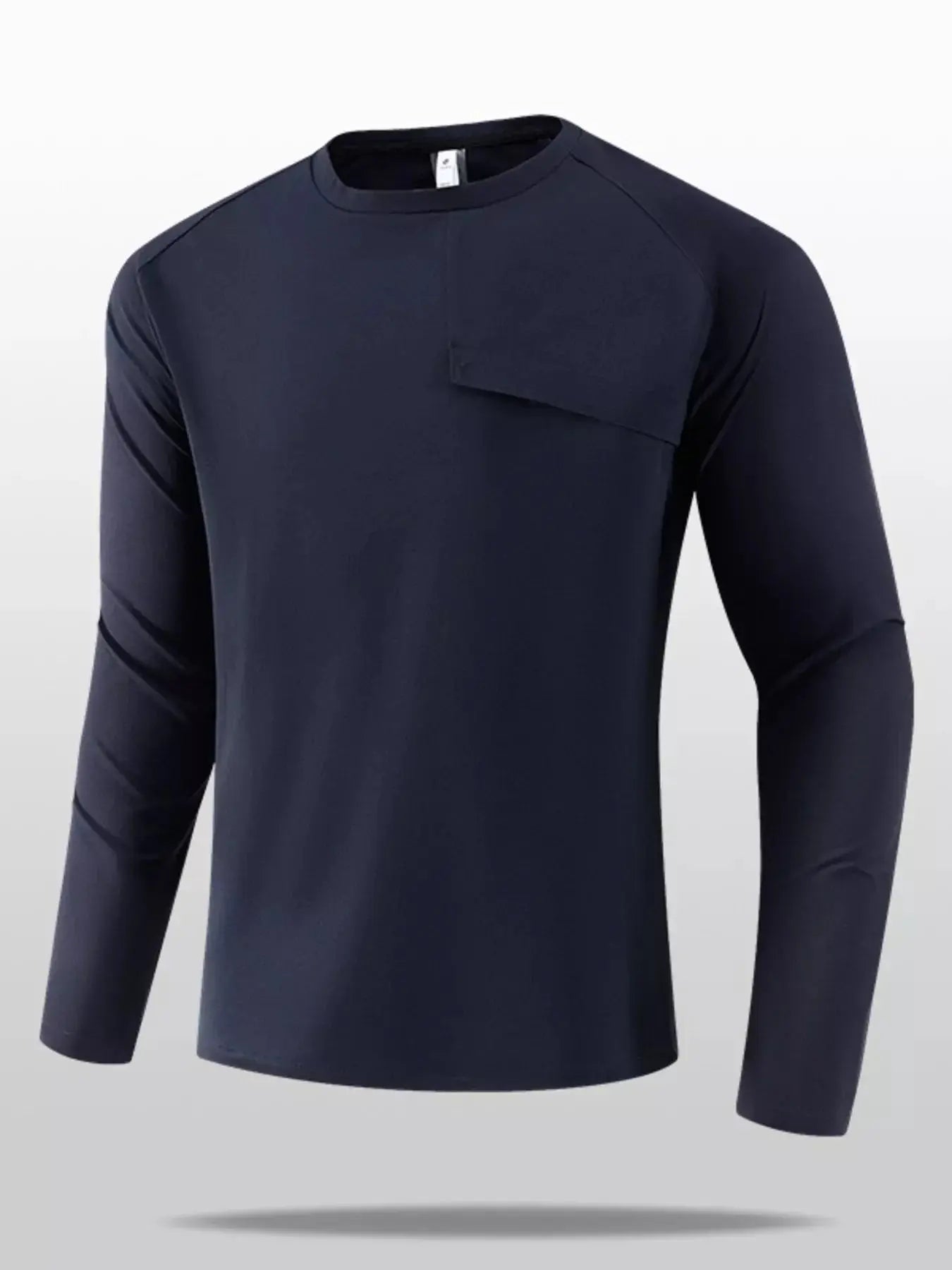 Men's Plus Size Long Sleeve T-Shirt with Pocket Simply Love