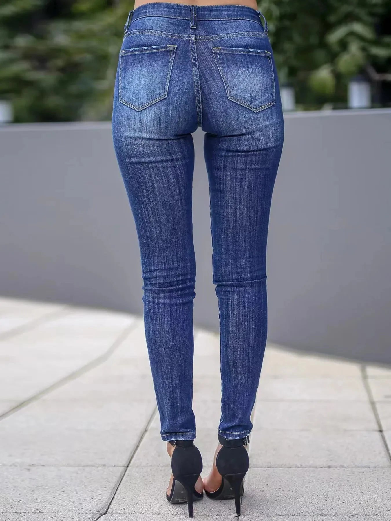 Skinny Fit Washed Jeans Coco’s Tee Boutique