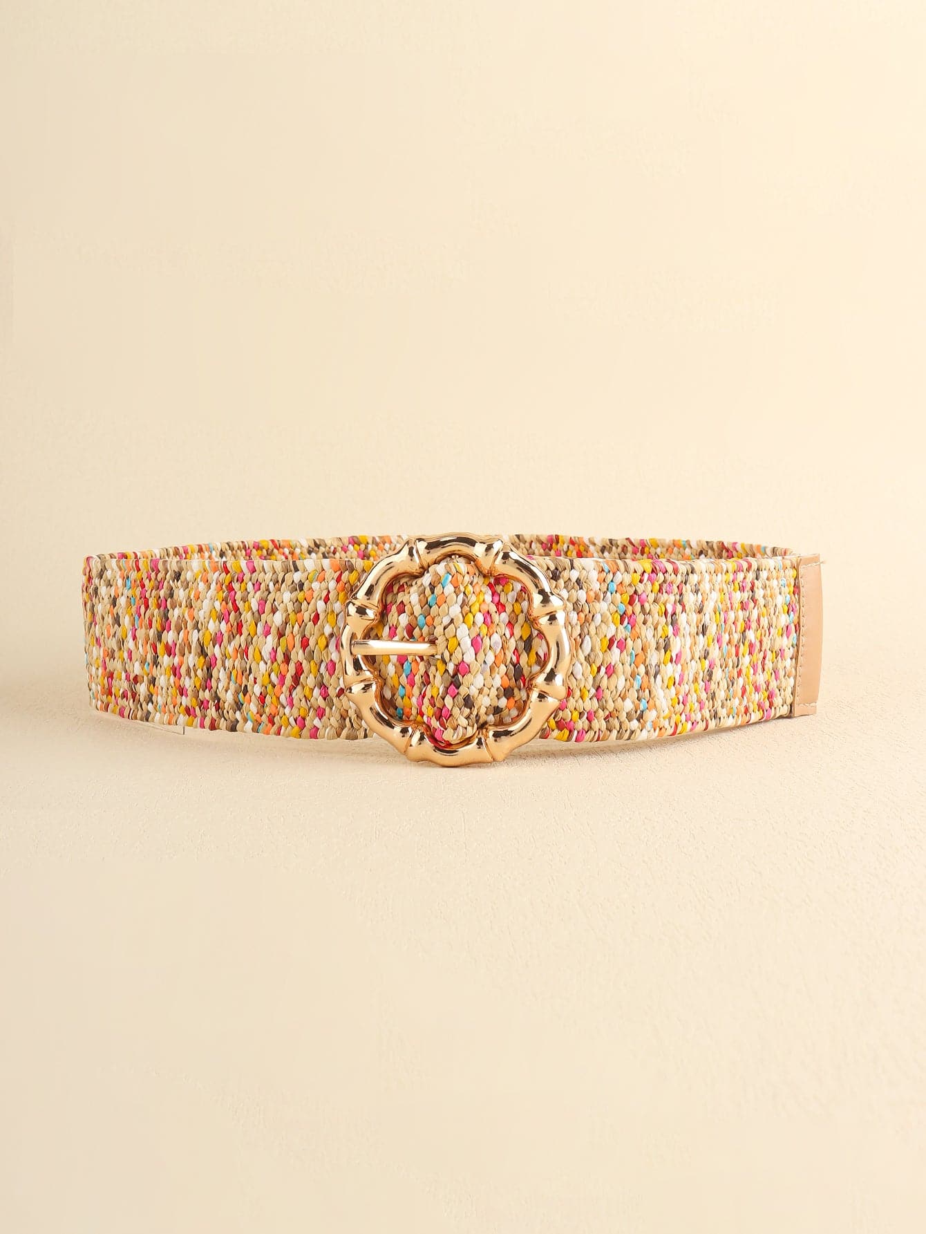 Multicolored Wide Belt.