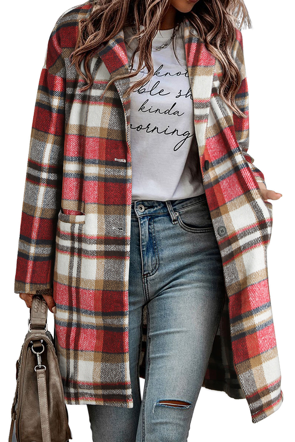Everyday Plaid Coat