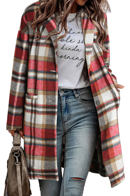 Everyday Plaid Coat