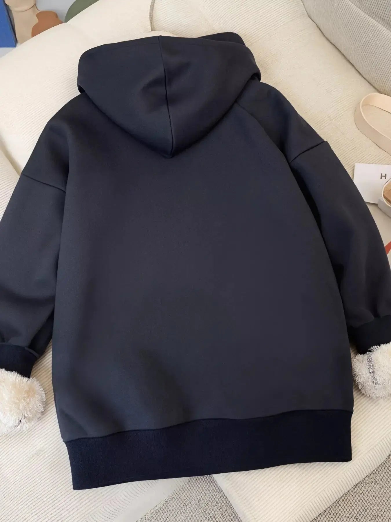 Fleece-Lined Zip-Up Hoodie Simply Love