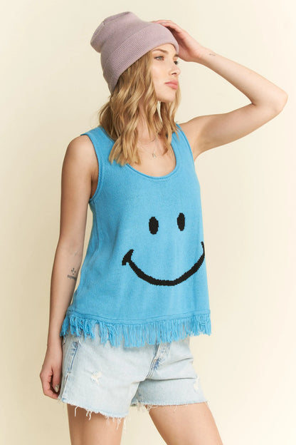 Jade By Jane Smiley Fringe Tank Top - Love Salve 