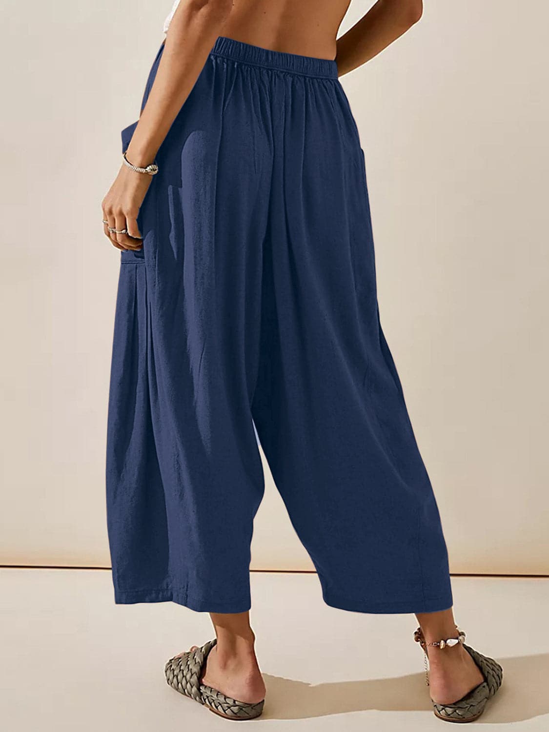 Full Size Wide Leg Pants with Pockets.