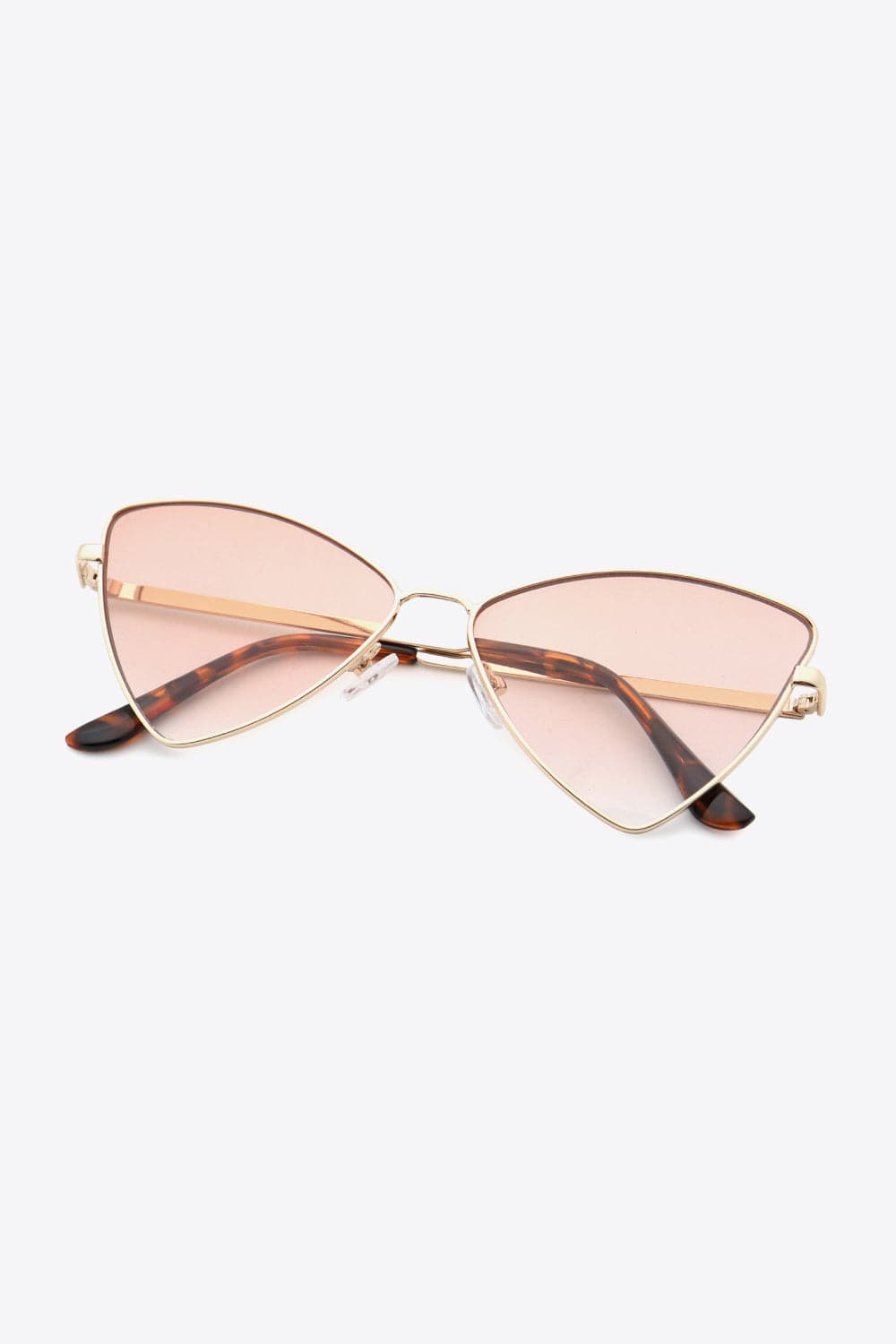 Metal Frame Cat-Eye Sunglasses.