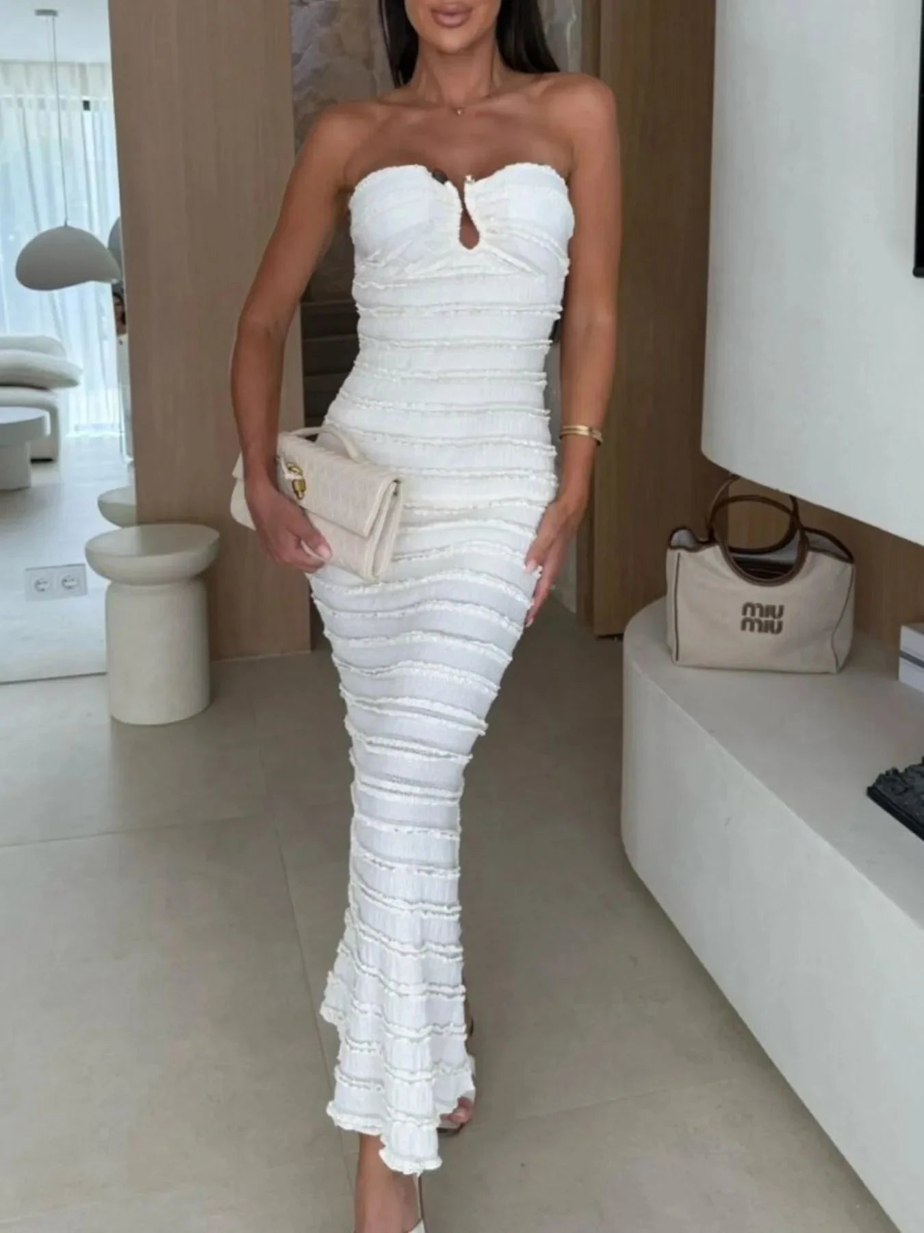 Sweetheart Neck Tube Maxi Dress Coco’s Tee Boutique