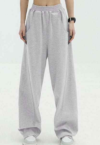 Cozy Pocketed Elastic-Waist Lounge Pants