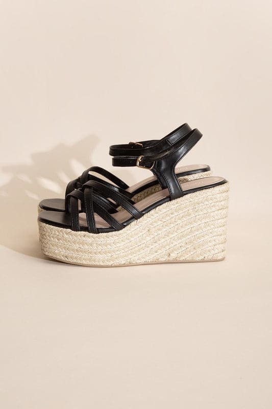 WEBSTER-3 Wedge Sandal Platform Heels.