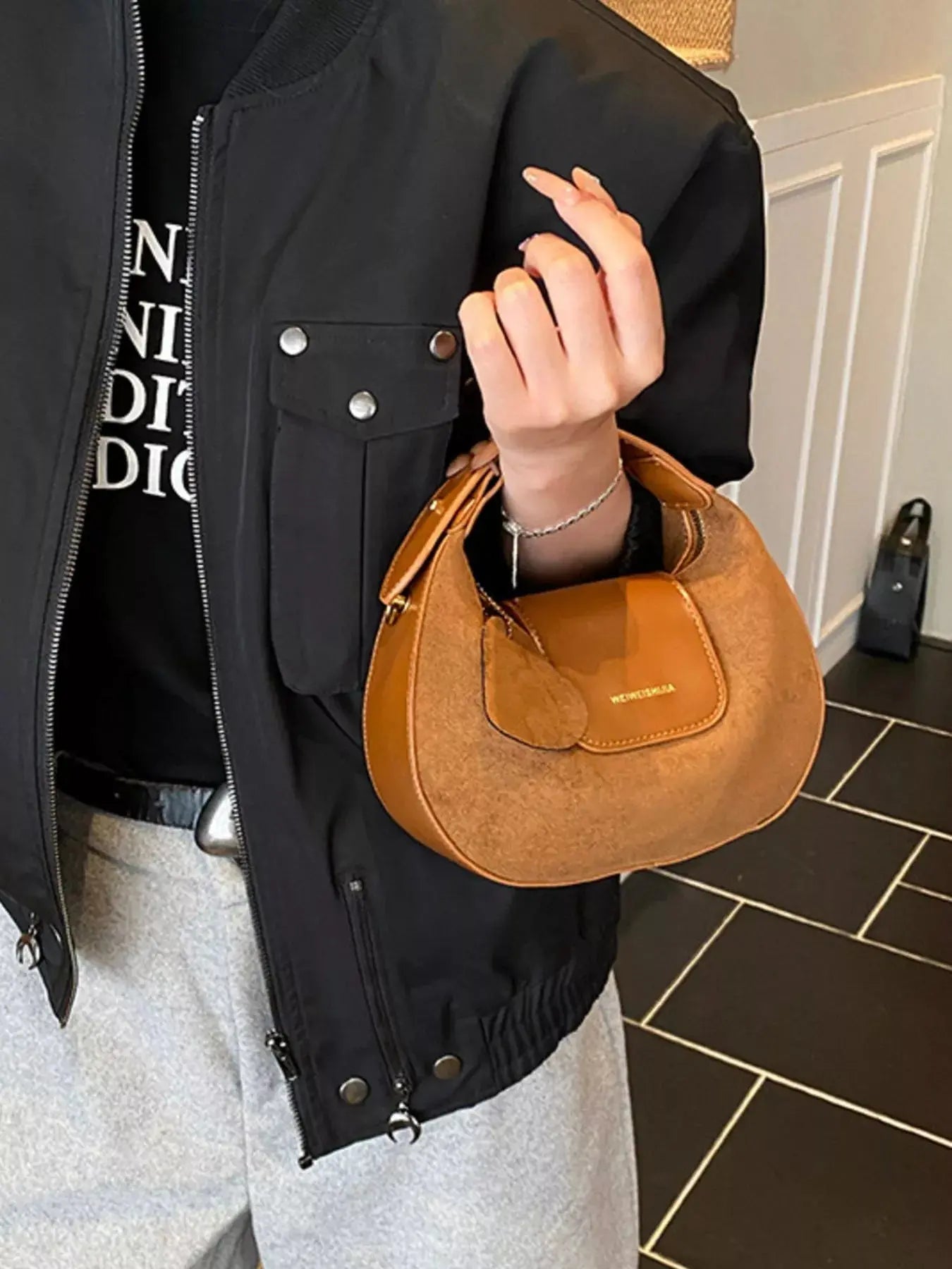 Top Handle Crossbody Bag Simply Love