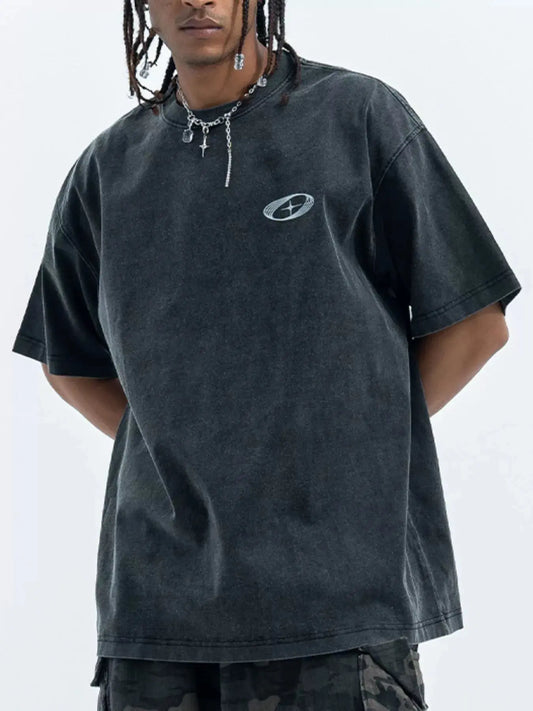 Men's Round Neck Oversized T-Shirt Simply Love