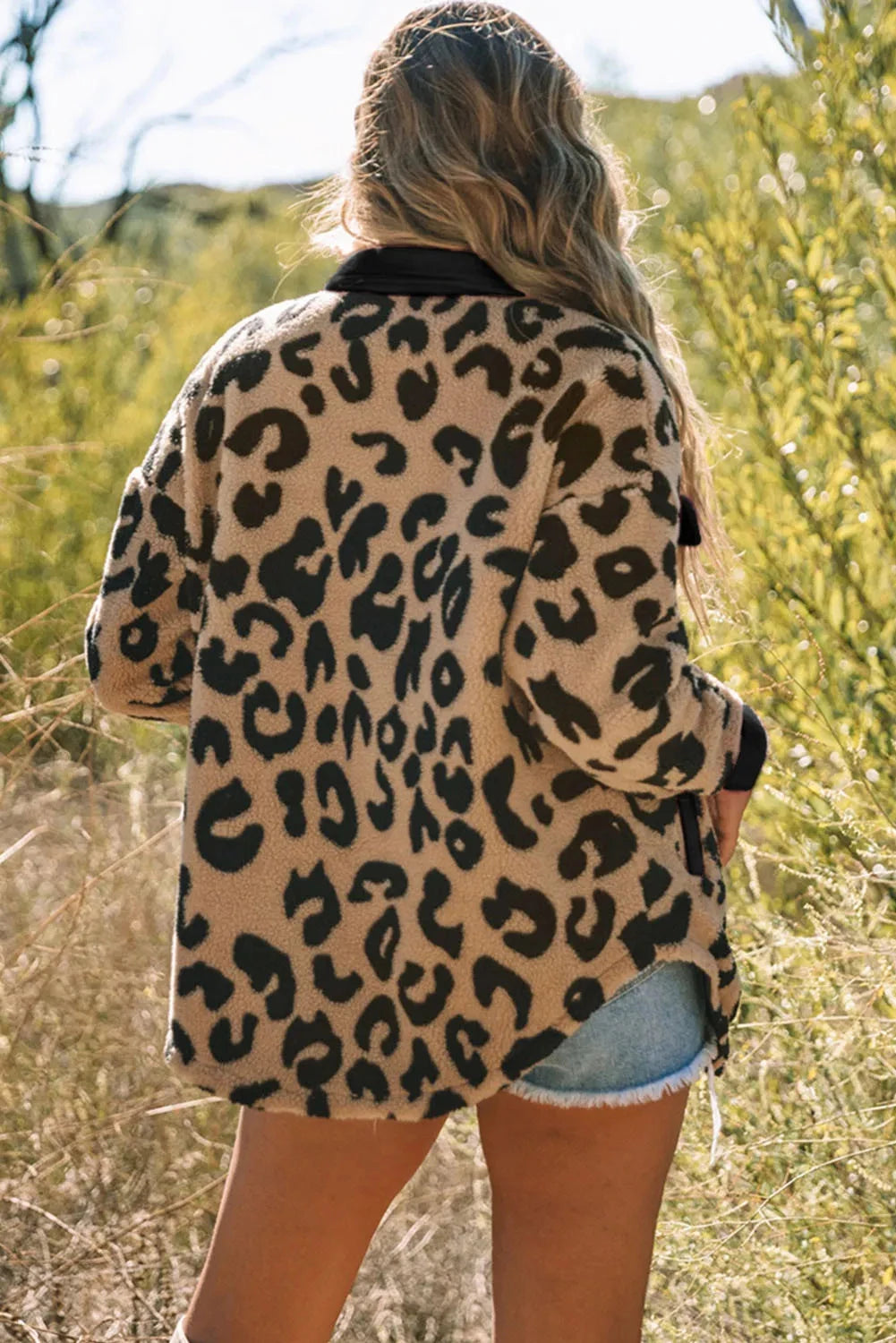 Wild Side Cozy Leopard Jacket Coco’s Tee Boutique
