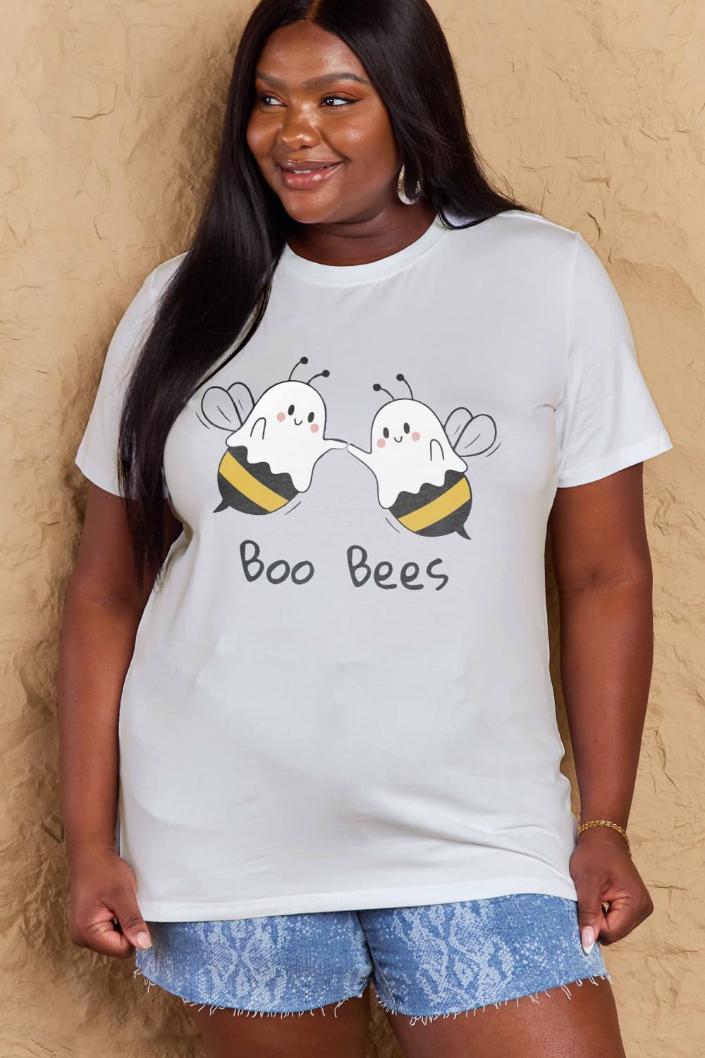 Simply Love Full Size BOO BEES Graphic Cotton T-Shirt Simply Love