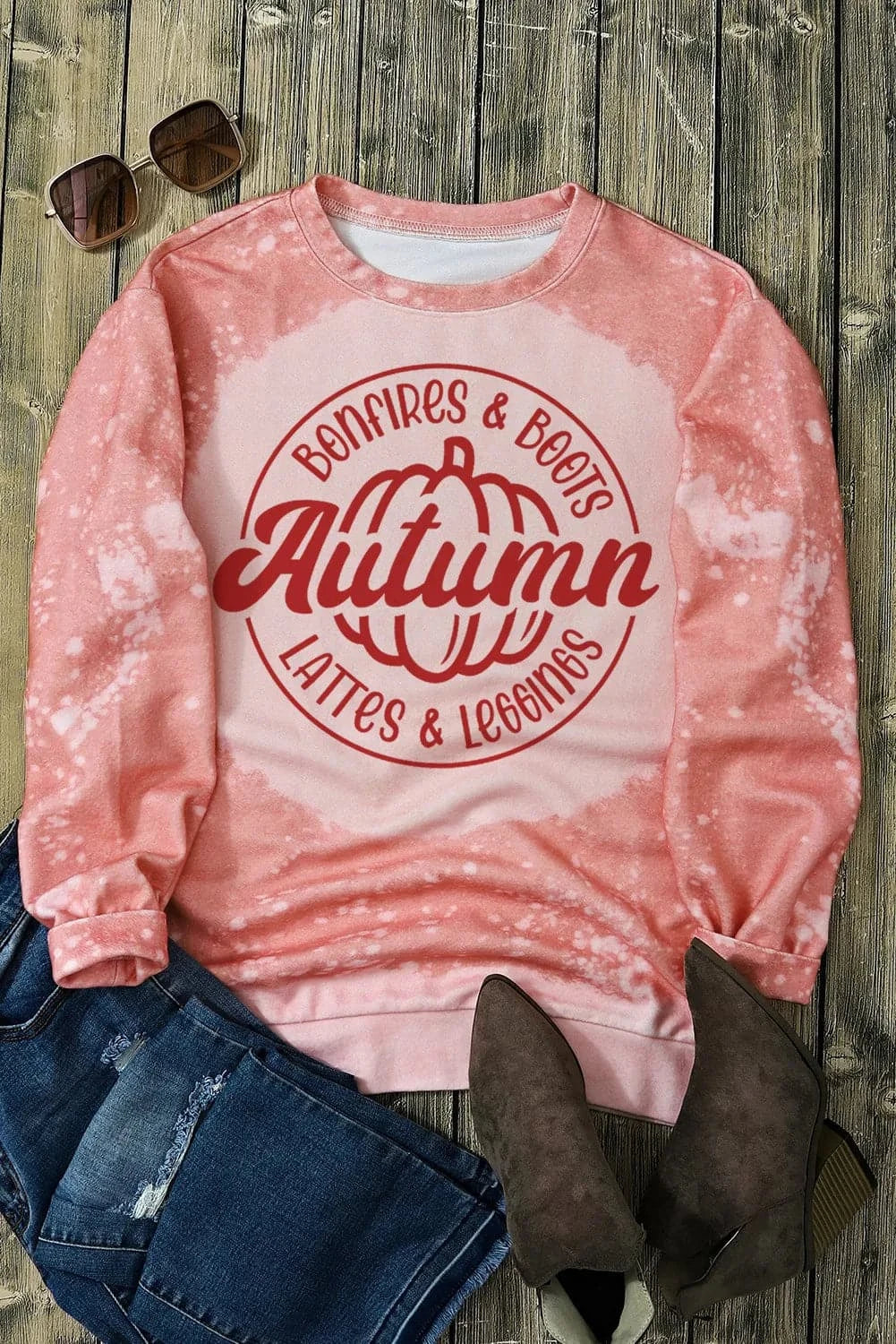 Chic letter print long sleeve pullover