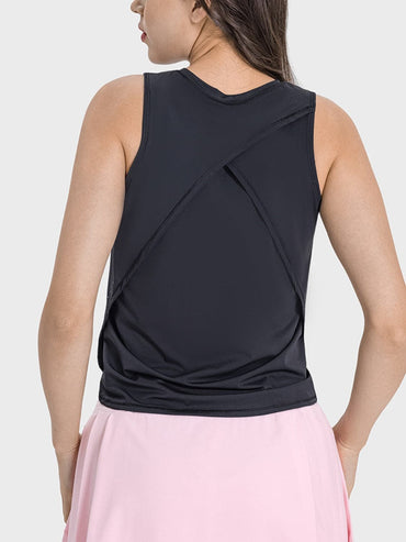 Round Neck Active Tank.