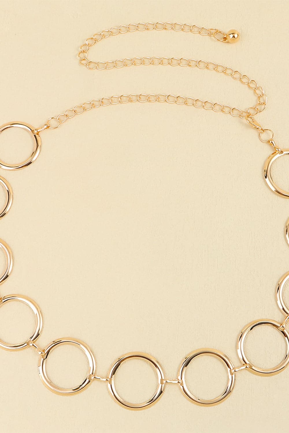 Circle Ring Chain Belt.