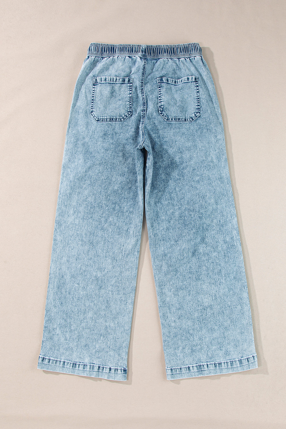 Relaxed fit mineral wash jeans