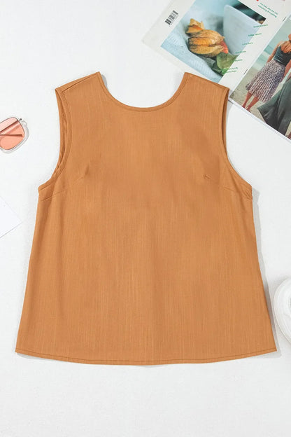 Simply Love: Bow Back Tank Top