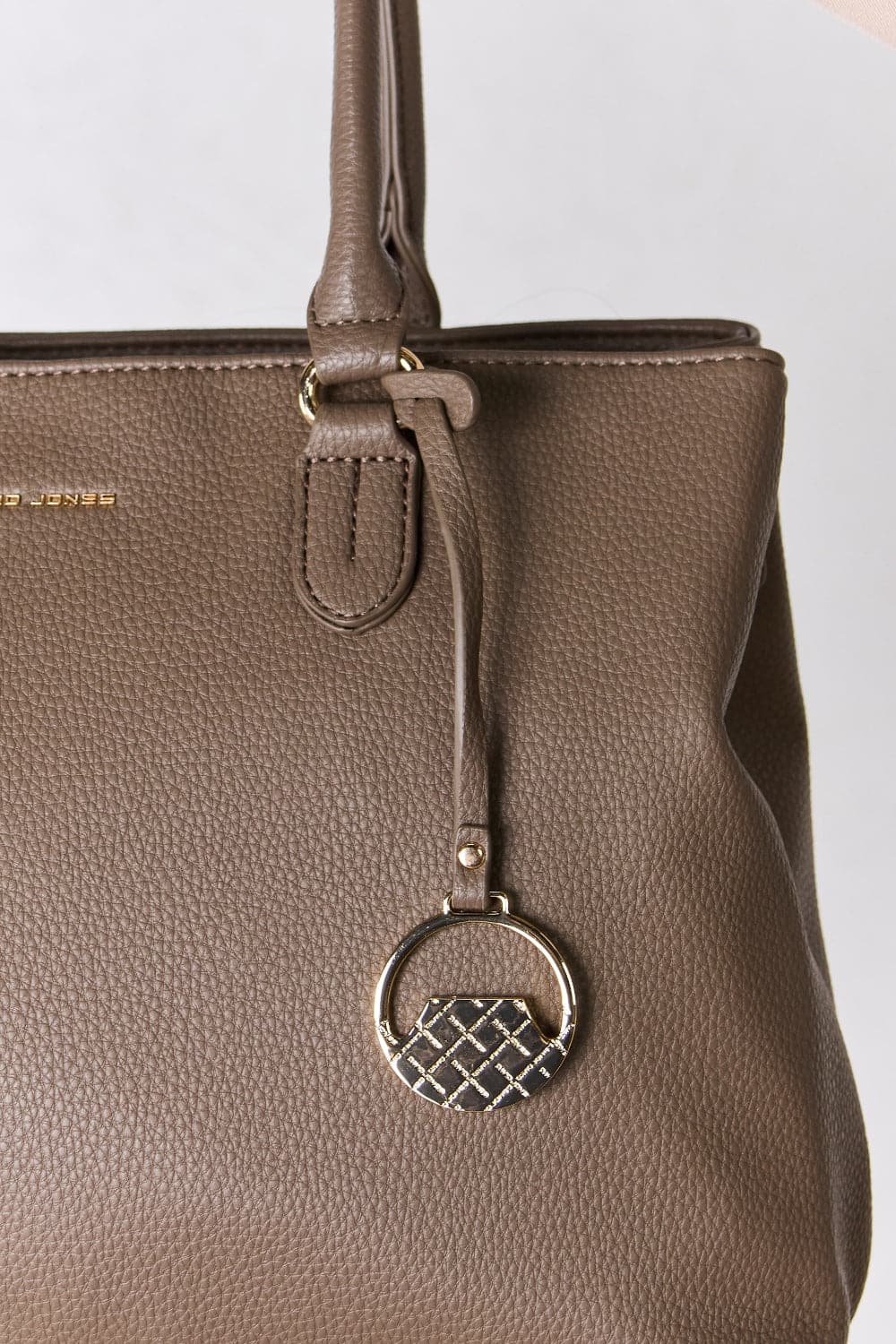 David Jones Structured Leather Handbag.