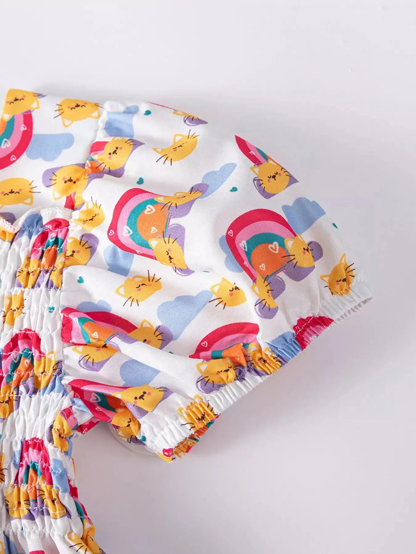 Children's Smocked Puff Sleeve Dress Simply Love