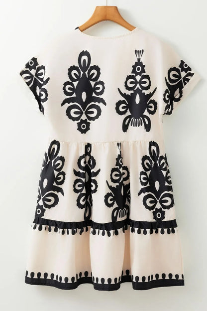 Simply Love: V-Neck Short Dress