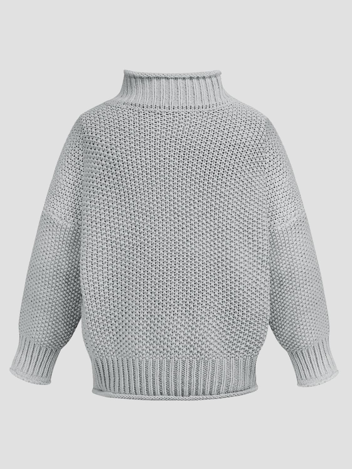 Turtleneck Long Sleeve Sweater.