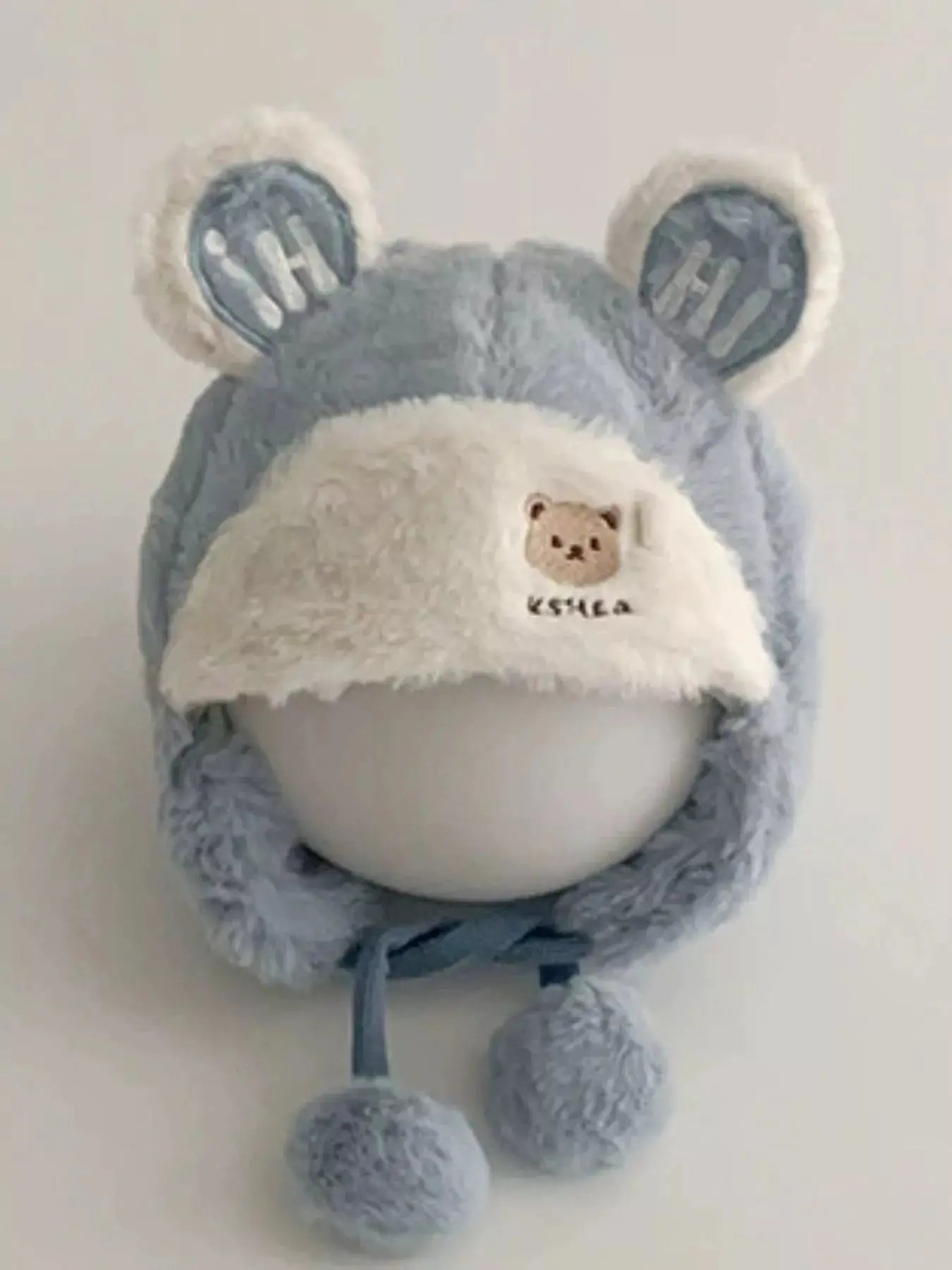Children's Bear Ear Fluffy Hat Simply Love