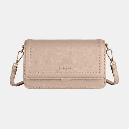 David Jones PU Leather Crossbody Bag.