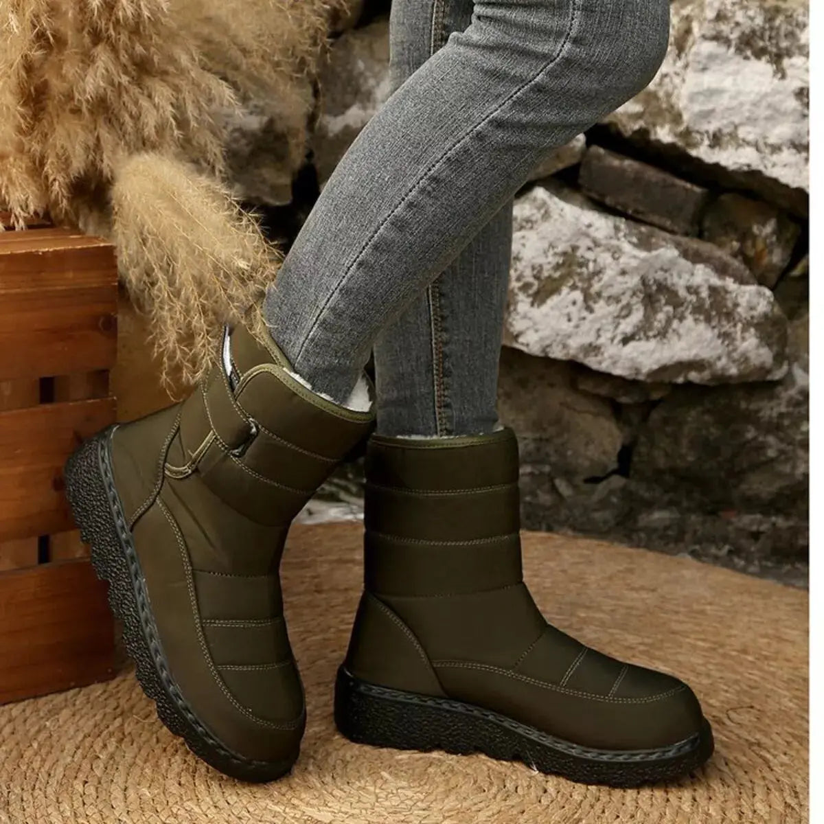 Warm Padded Waterproof Snow Boots Simply Love