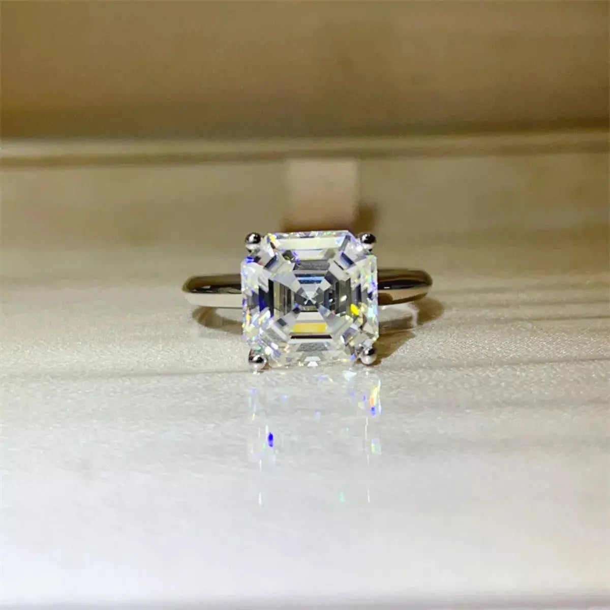 5 Carat Moissanite 925 Sterling Silver Ring Simply Love
