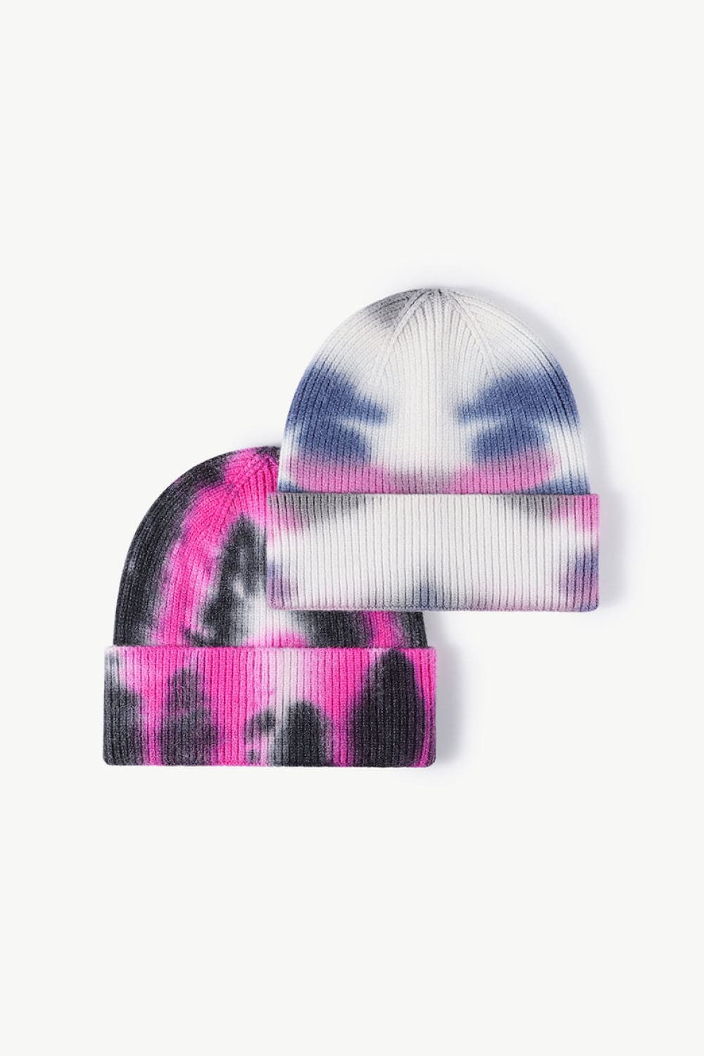 Tie-Dye Cuffed Knit Beanie.