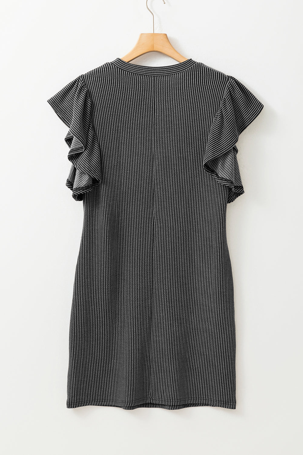 Jocelyn Ruffled Flutter Sleeve Dress for Women - Love Salve 