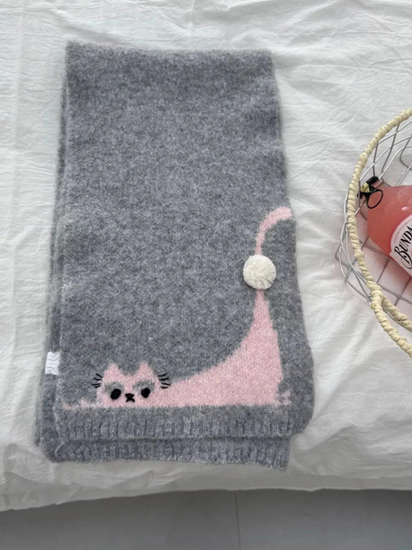 Cute Cat Knitted Scarf Simply Love