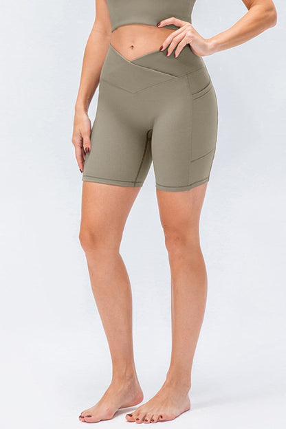 Slim Fit V-Waistband Sports Shorts.