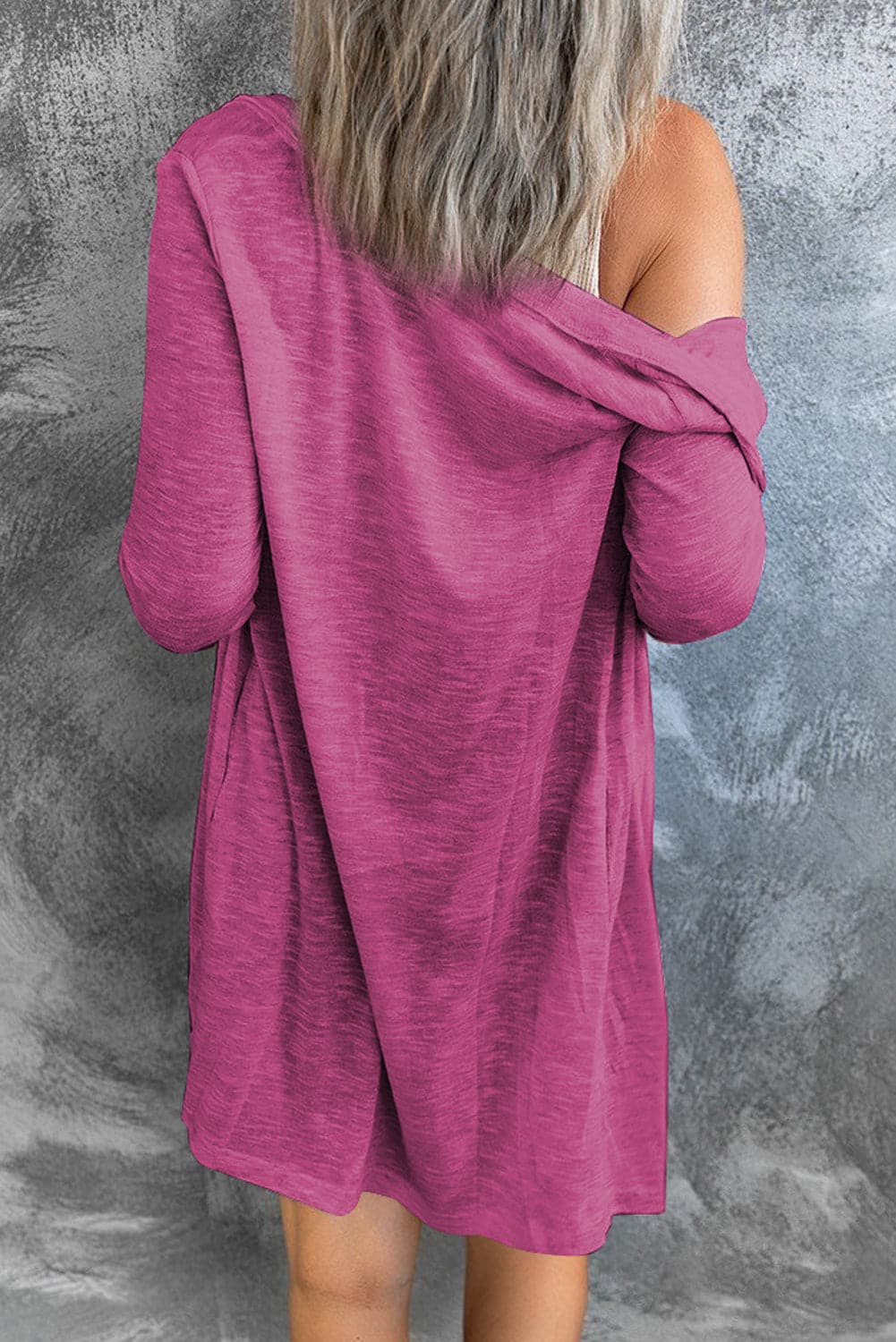 Button Up Long Sleeve Cover Up.