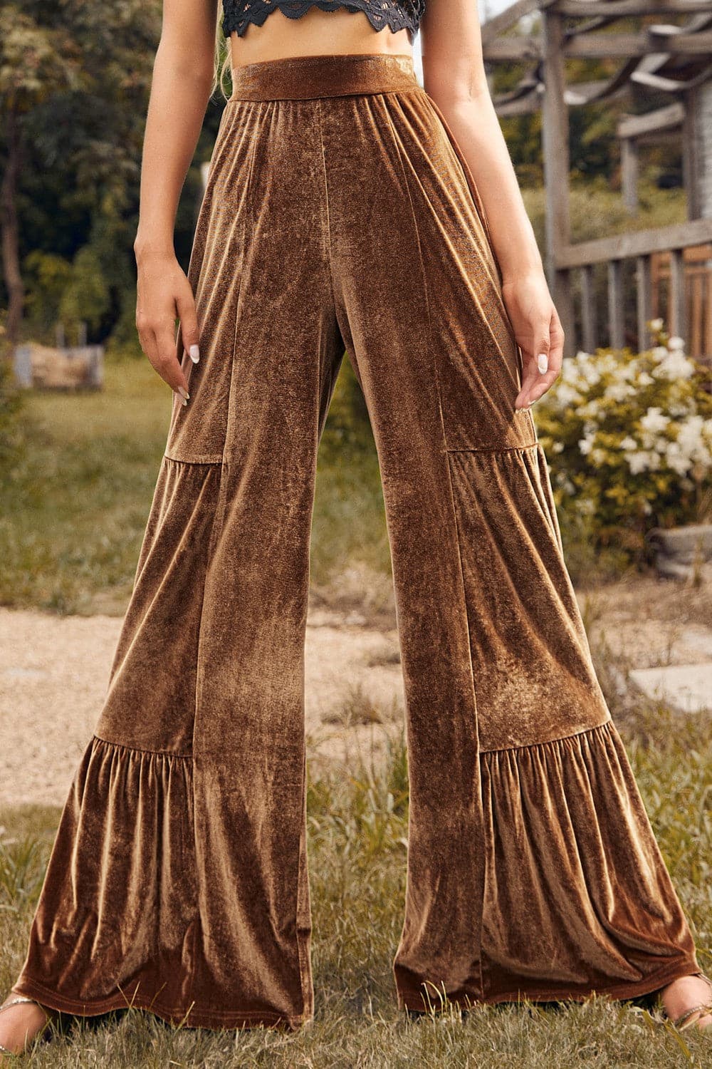 High Waist Wide Leg Pants.