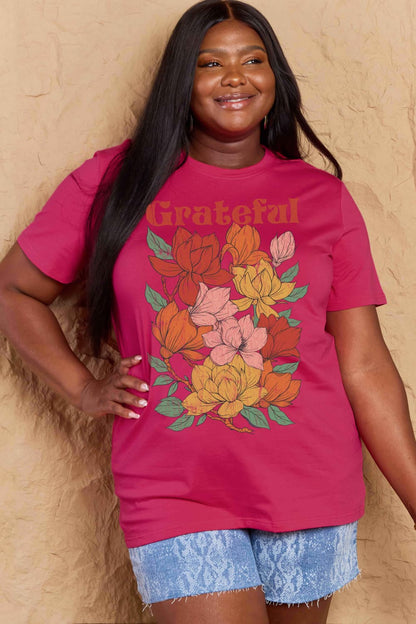 Simply Love: Grateful Flower Tee