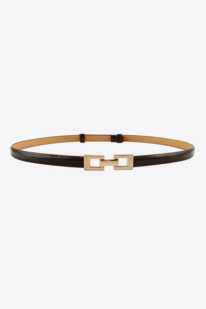 PU Skinny Belt.