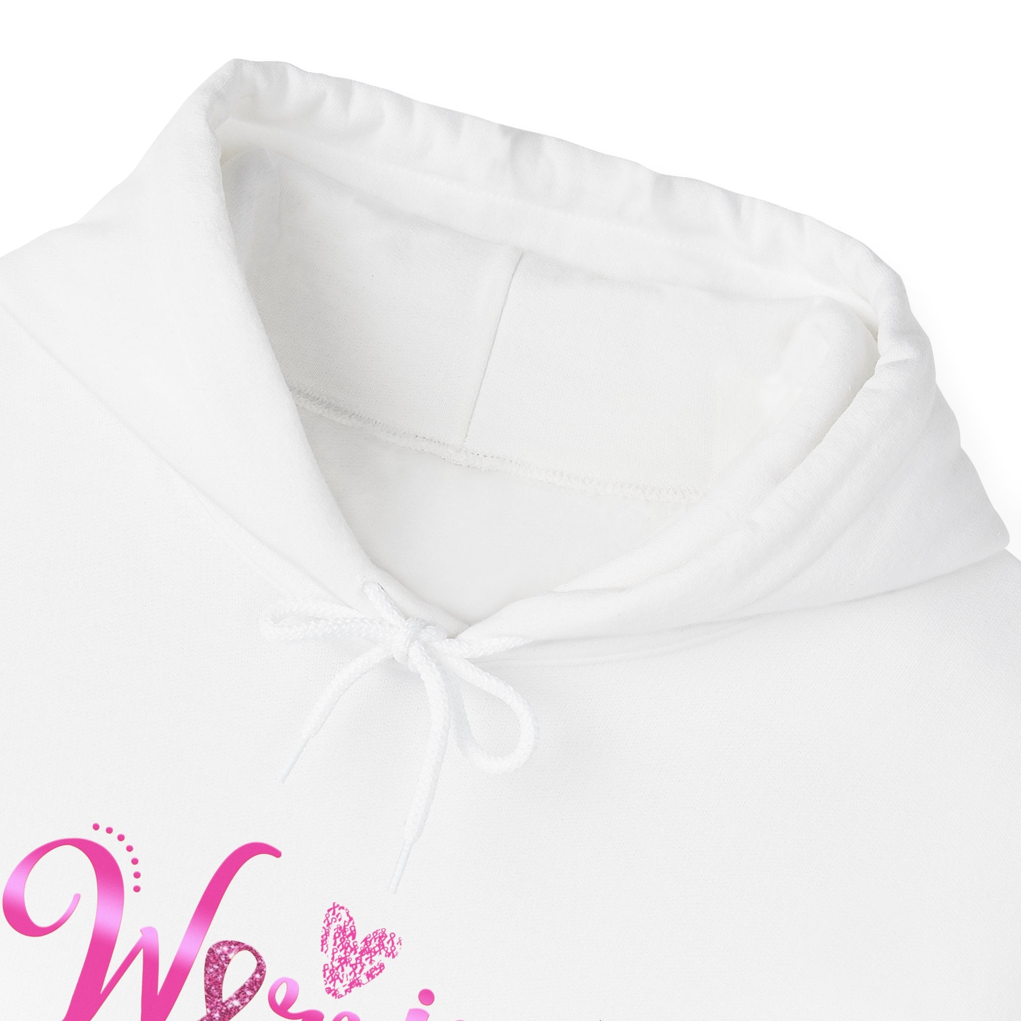 Warrior Breast Cancer Awareness Hoodie With Pink Ribbon Inspired Graphic Gildan 18500 Unisex S To 5XL Coco’s Tee Boutique