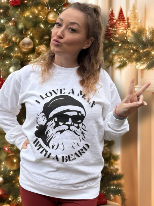 Santa's Beard Appreciation Society Christmas Sweatshirt