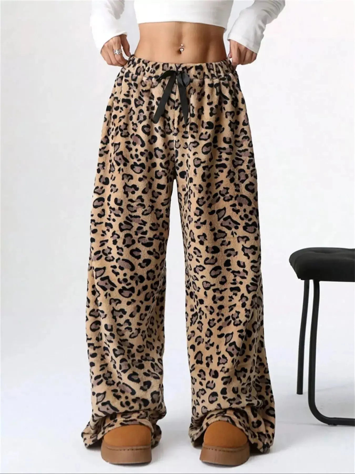 Drawstring Wide Leg Pants Simply Love