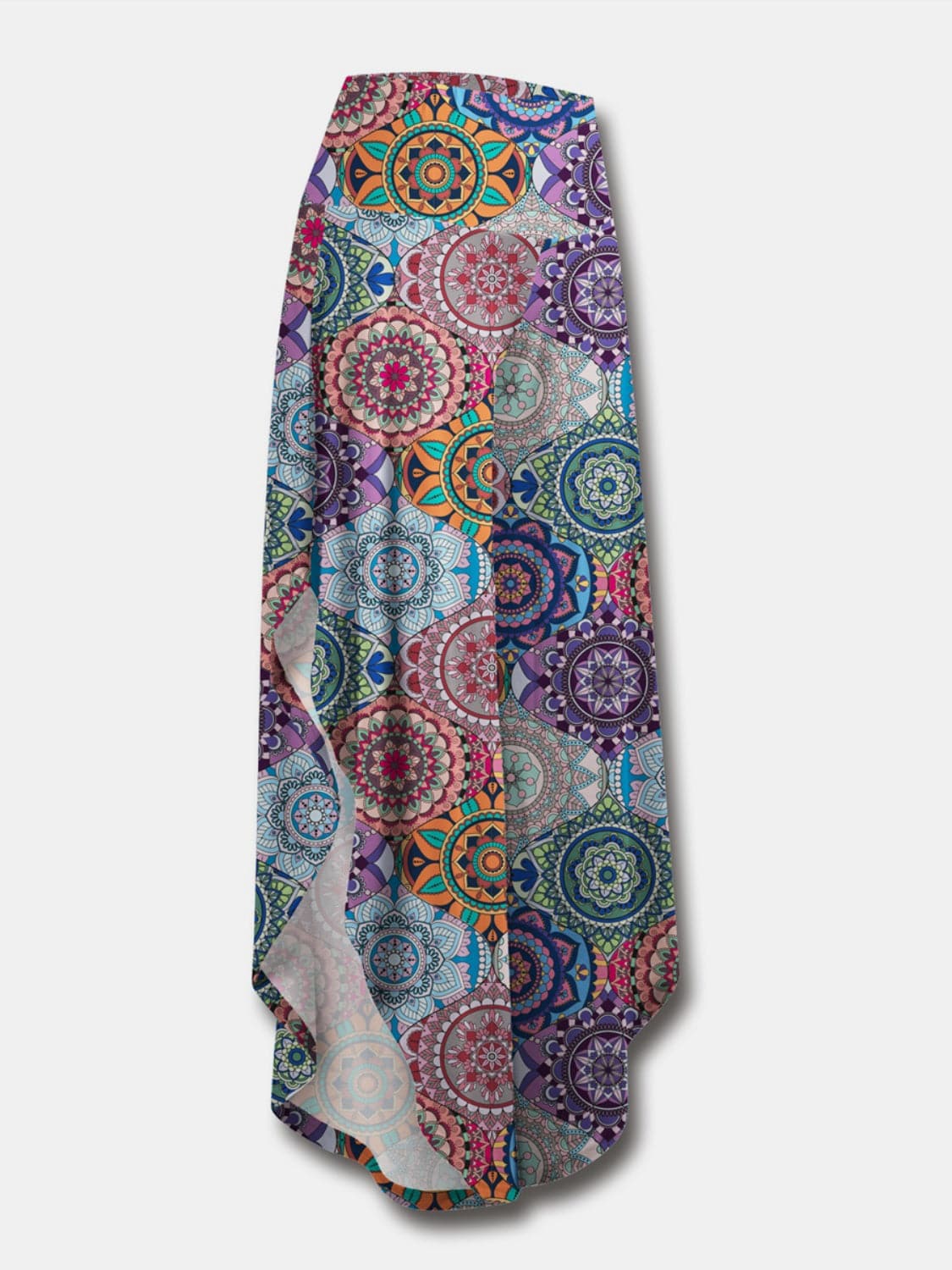 Printed Wide Leg Pants.