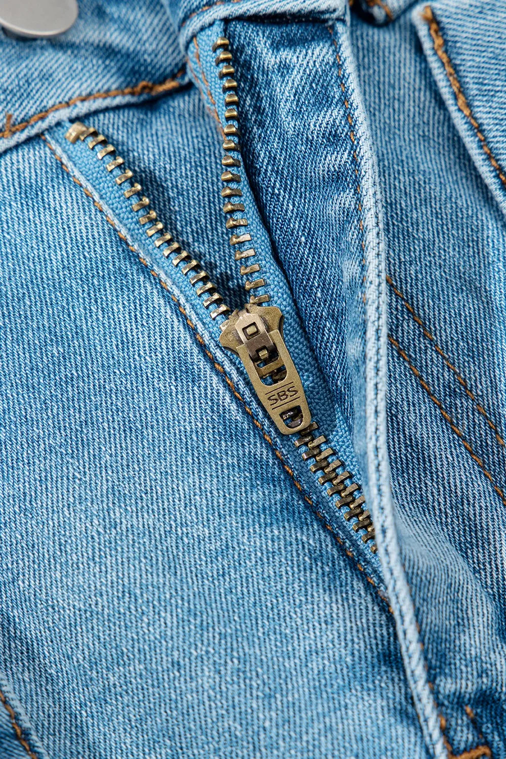 Acid Wash Bowknot Details High Waist Denim Skirt - Product image 8 by Simply Love