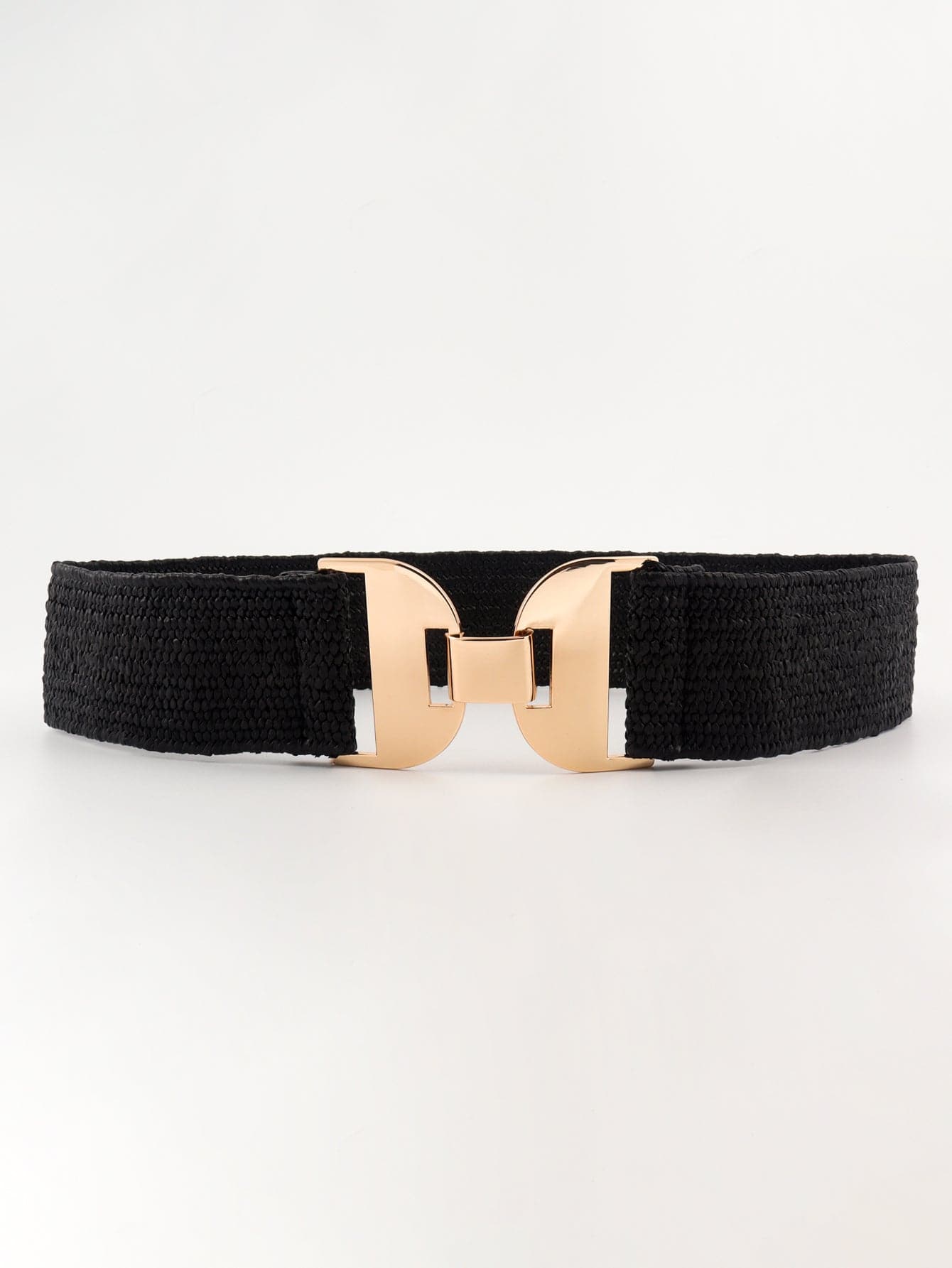 Alloy Buckle Elastic Belt.