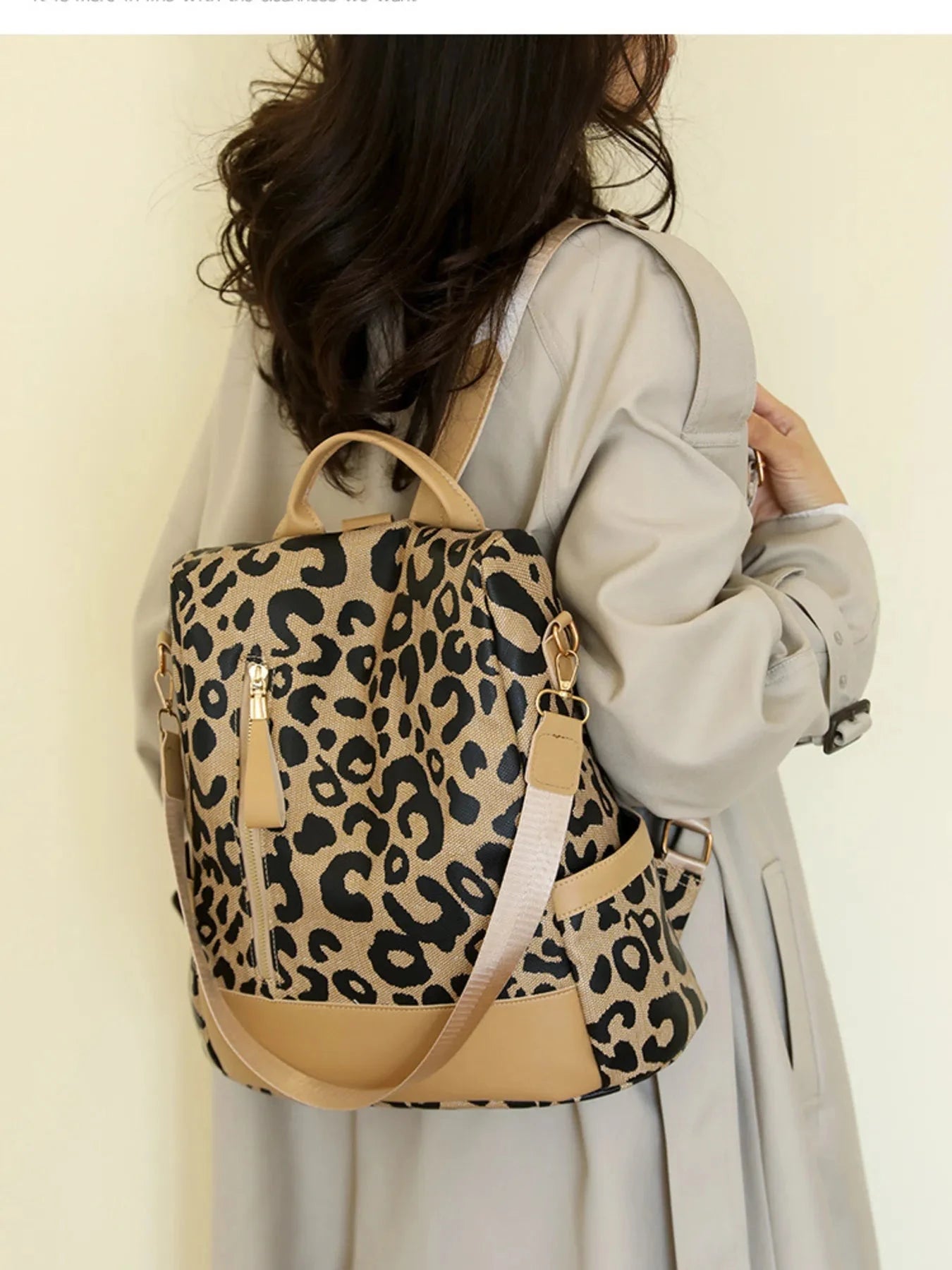 Leopard Print Backpack Bag Coco’s Tee Boutique
