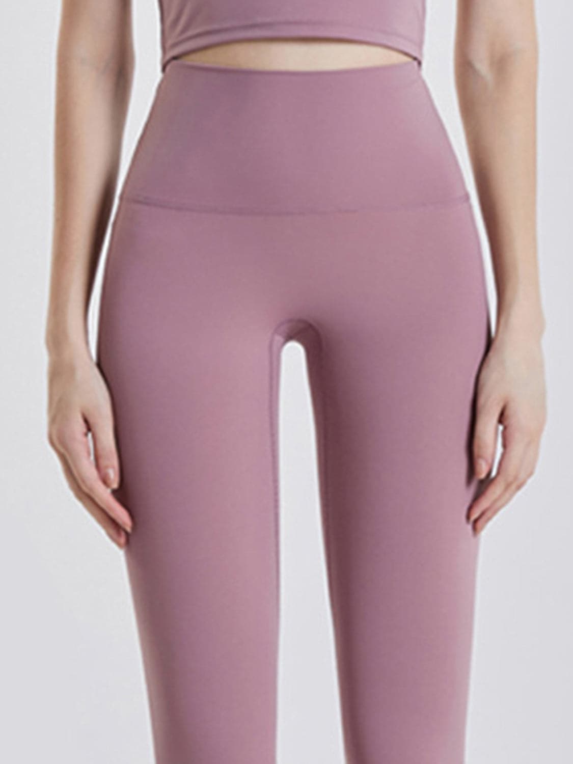 Wide Waistband Sports Leggings.