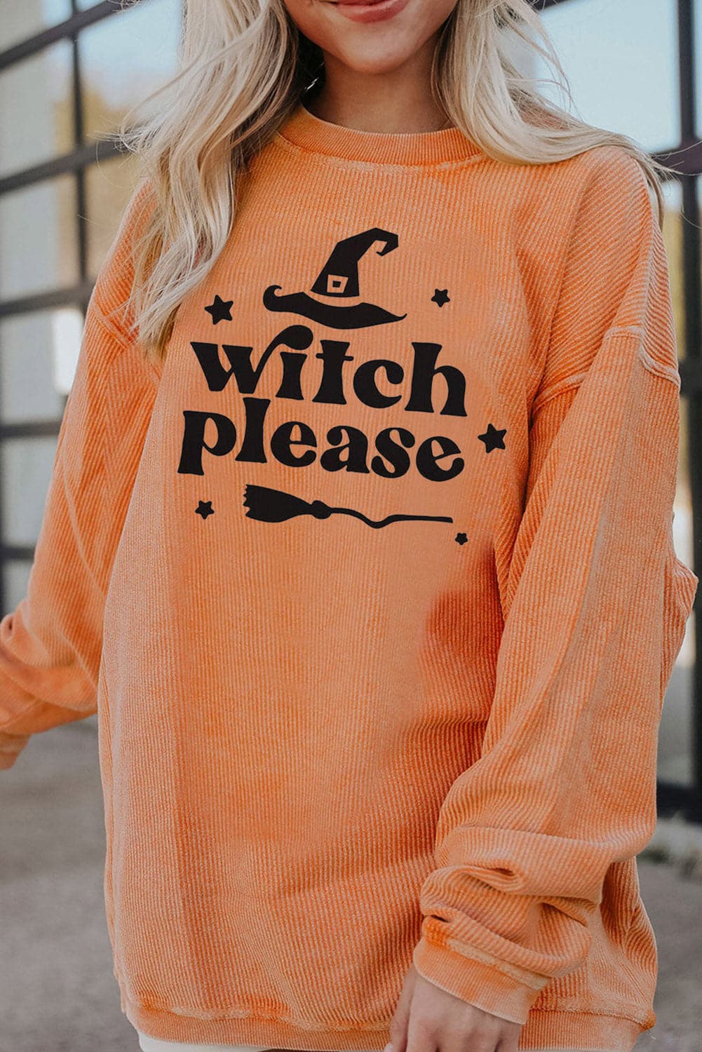 Witchy vibes graphic oversized sweatshirt