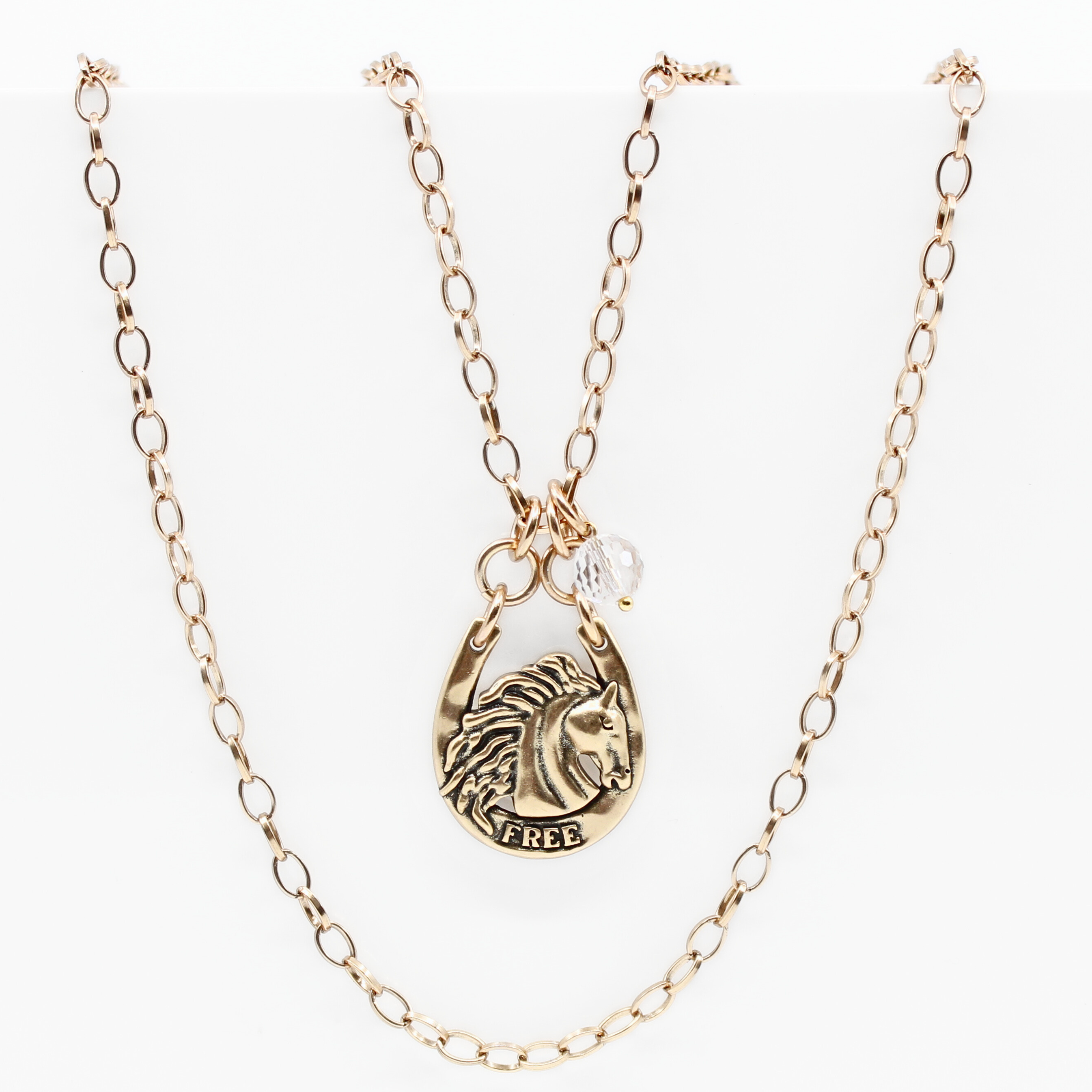 Wild & Free Horse Original Lite Necklace Katia Designs